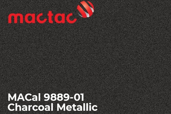 Premium polimerna kater folija - Mactac MACal 9800 Charcoal Metallic Gloss1