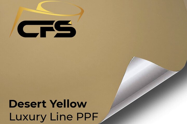 PPF folija u boji - CFS Luxury Line PPF Desert Yellow1