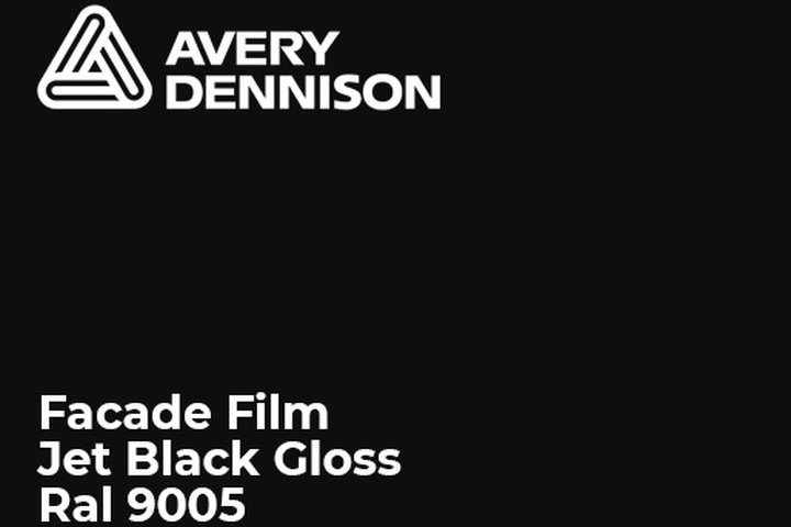 Fasadna folija - Avery Dennison Jet Black Gloss1