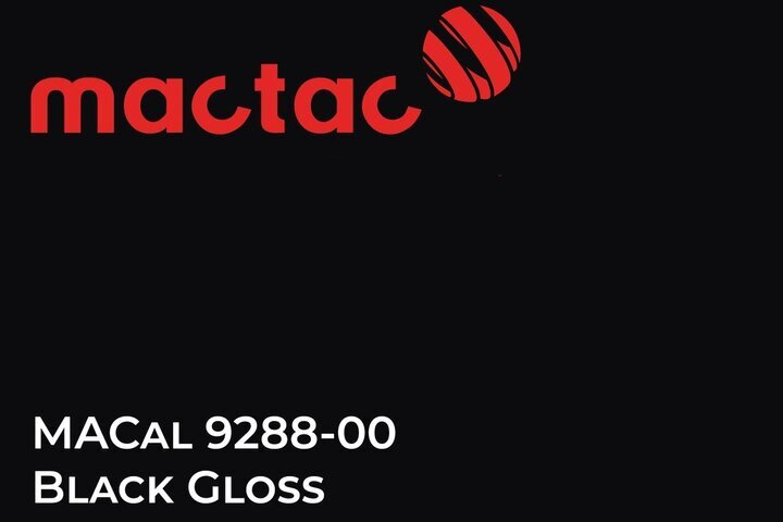 Polimerna kater folija - Mactac - MACal 9200 Black Gloss1