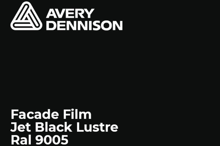 Fasadna folija - Avery Dennison Jet Black Lustre1