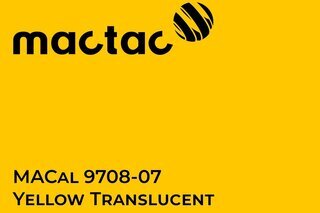 Polimerna kater folija - Mactac - MACal 9700 Yellow Translucent3