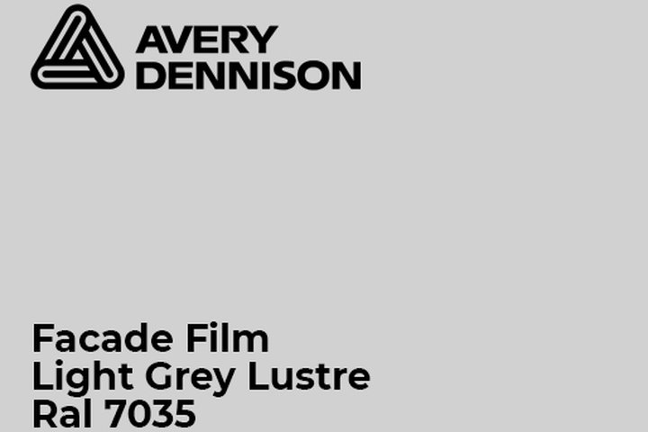 Fasadna folija - Avery Dennison Light Grey Lustre1