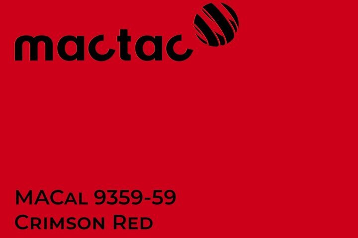 Mactac - MACal 9300 Crimson Red1