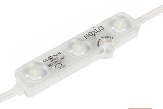 Samsung LED modul 1.3W/12V 3led/2385 160° IP67 10000K3