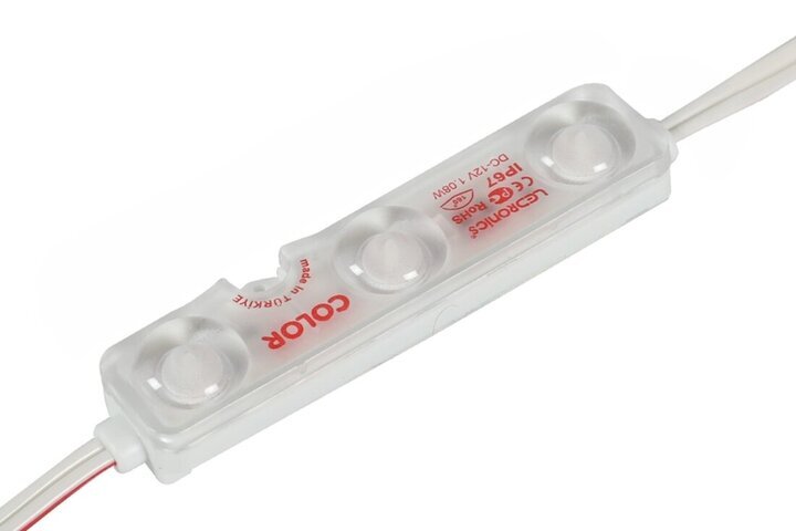 LED modul RED 1.08W/12V 3led/2835 170°1