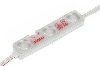 LED modul RED 1.08W/12V 3led/2835 170°3