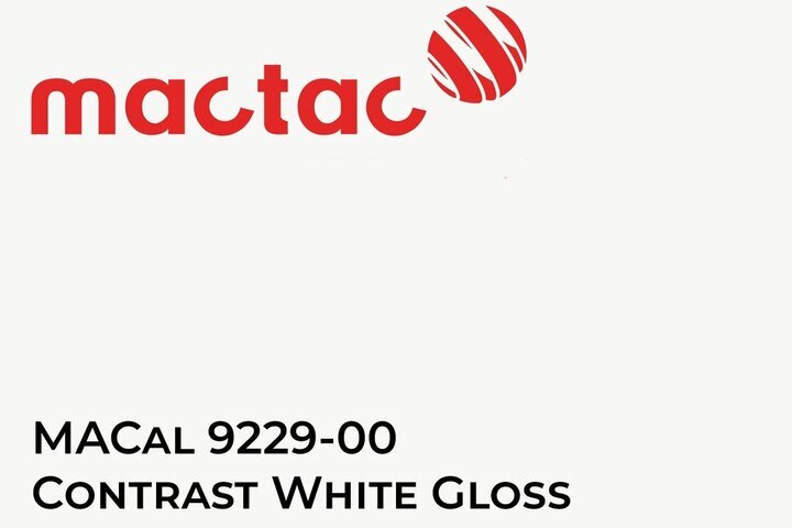 Polimerna kater folija - Mactac - MACal 9200 Contrast B White Gloss1