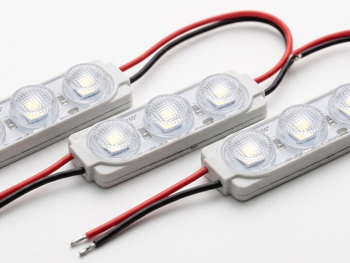 LED modul 1W/12V 3led/3030 155° 6500K1